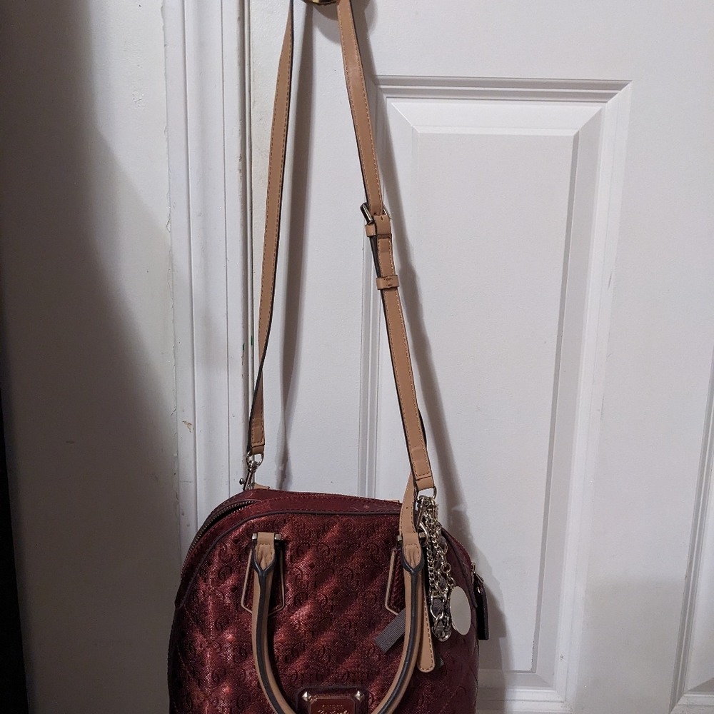 Guess red satchel - Picture 4 of 5